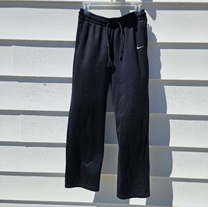 Nike Black Womens Joggers with White Swoosh